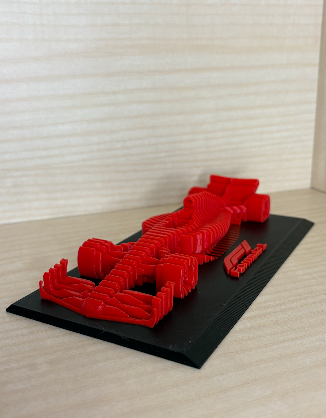 🏎️ Sculpture F1 3D personnalisable – Pièce unique en impression 3D 🏎️