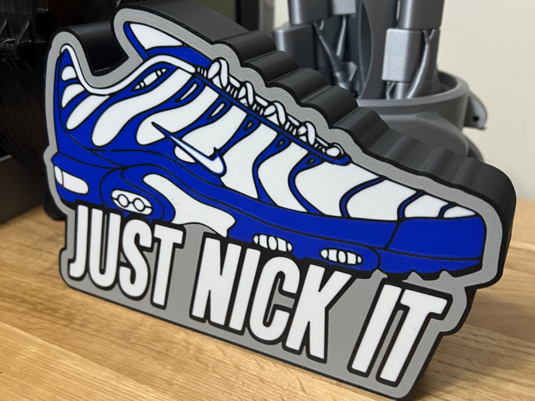 💡 Boîte à Lumière TN 3D – Personnalisable pour Fans de Sneakers ! 👟✨