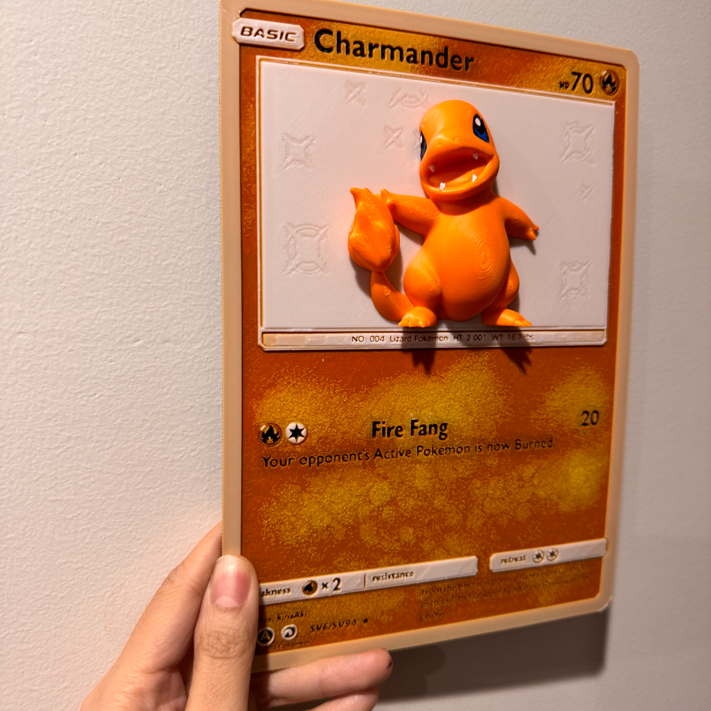 🔥 Carte Pokémon 3D Unique – 24 x 16 cm 🔥