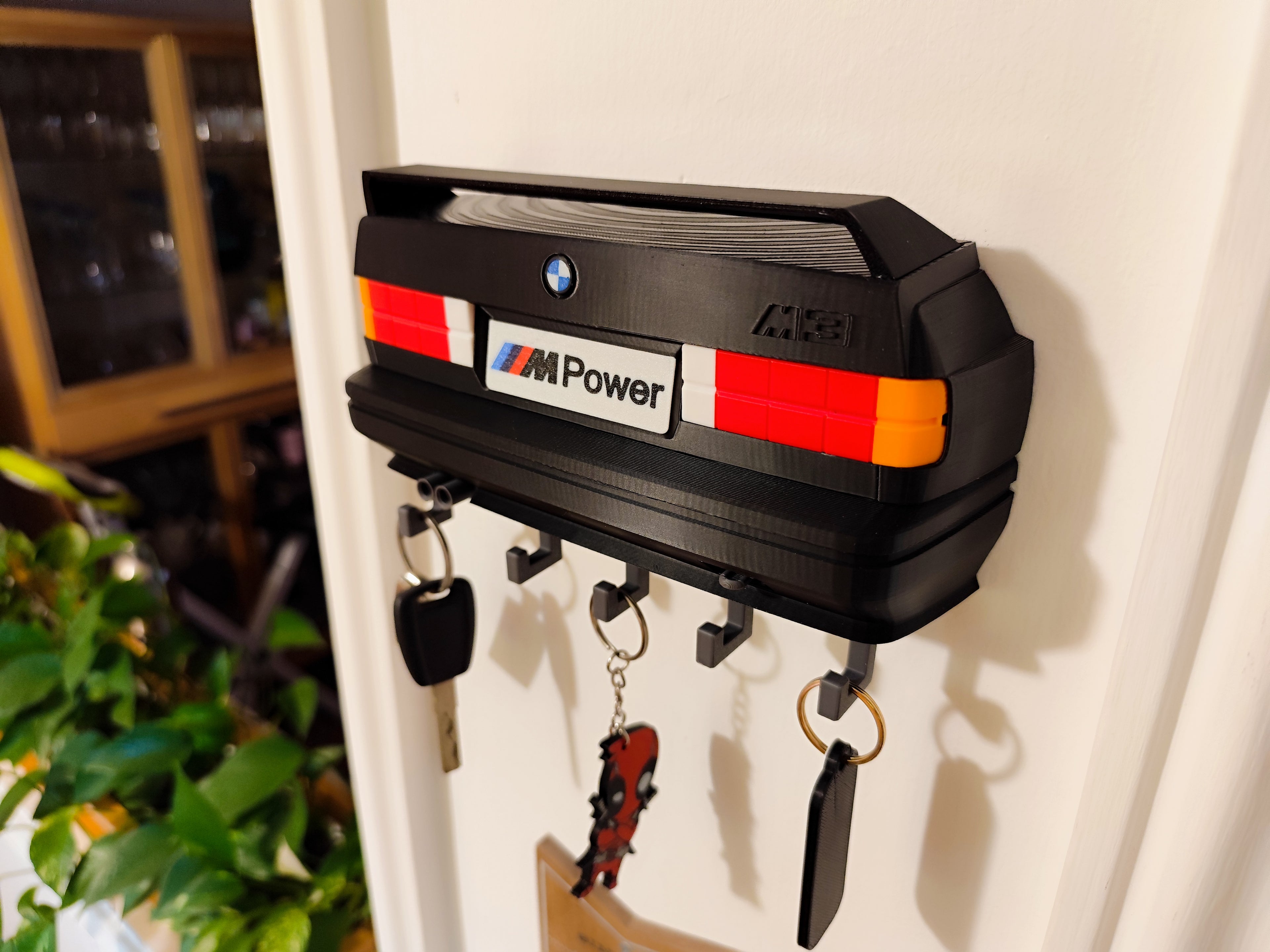 🏎️🔑 PORTE-CLÉS MURAL BMW – IMPRESSION 3D HAUTE QUALITÉ 🔑