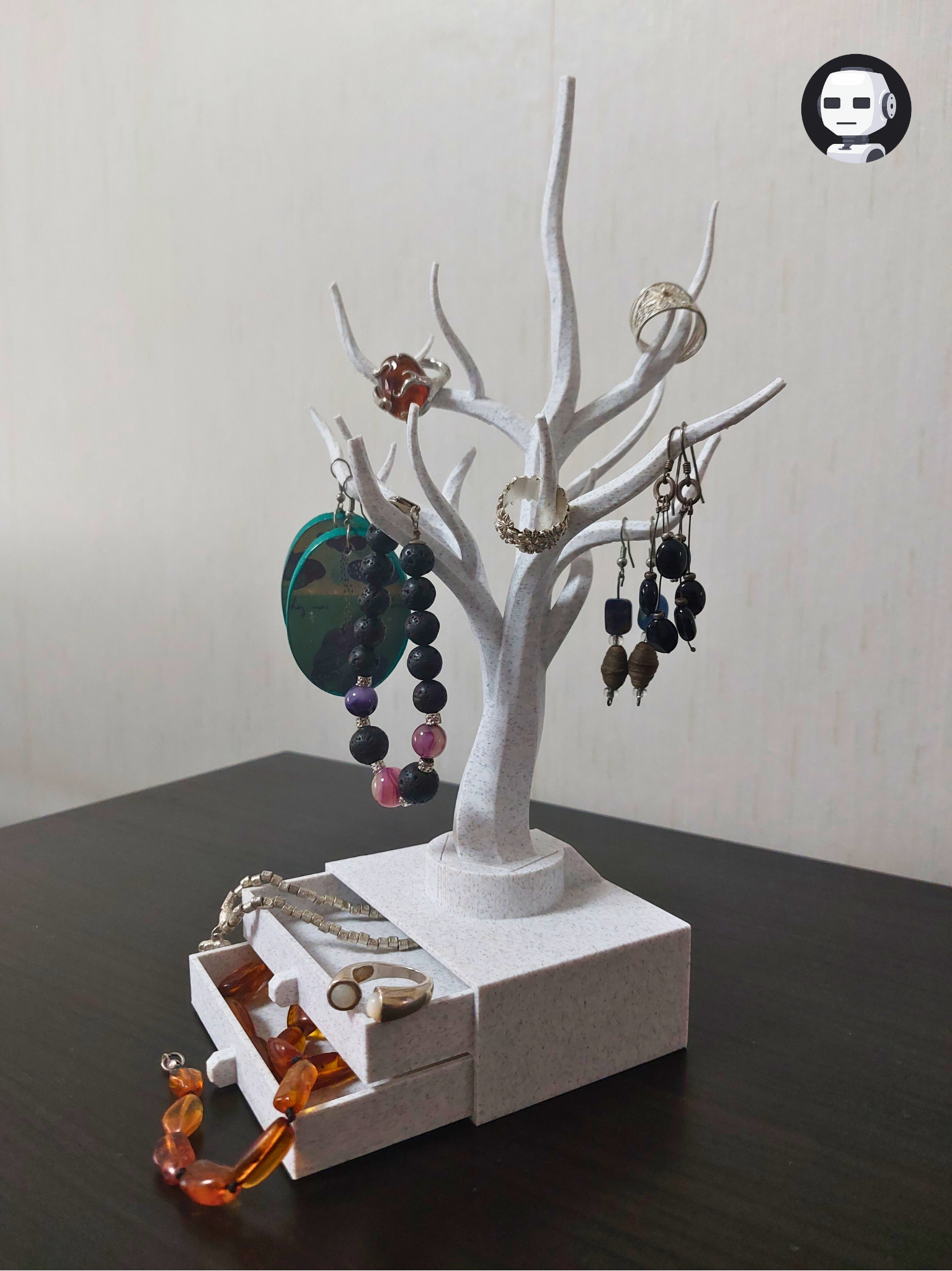 🌳 Arbre à bijoux imprimé en 3D – Personnalisable et élégant ! 🌟