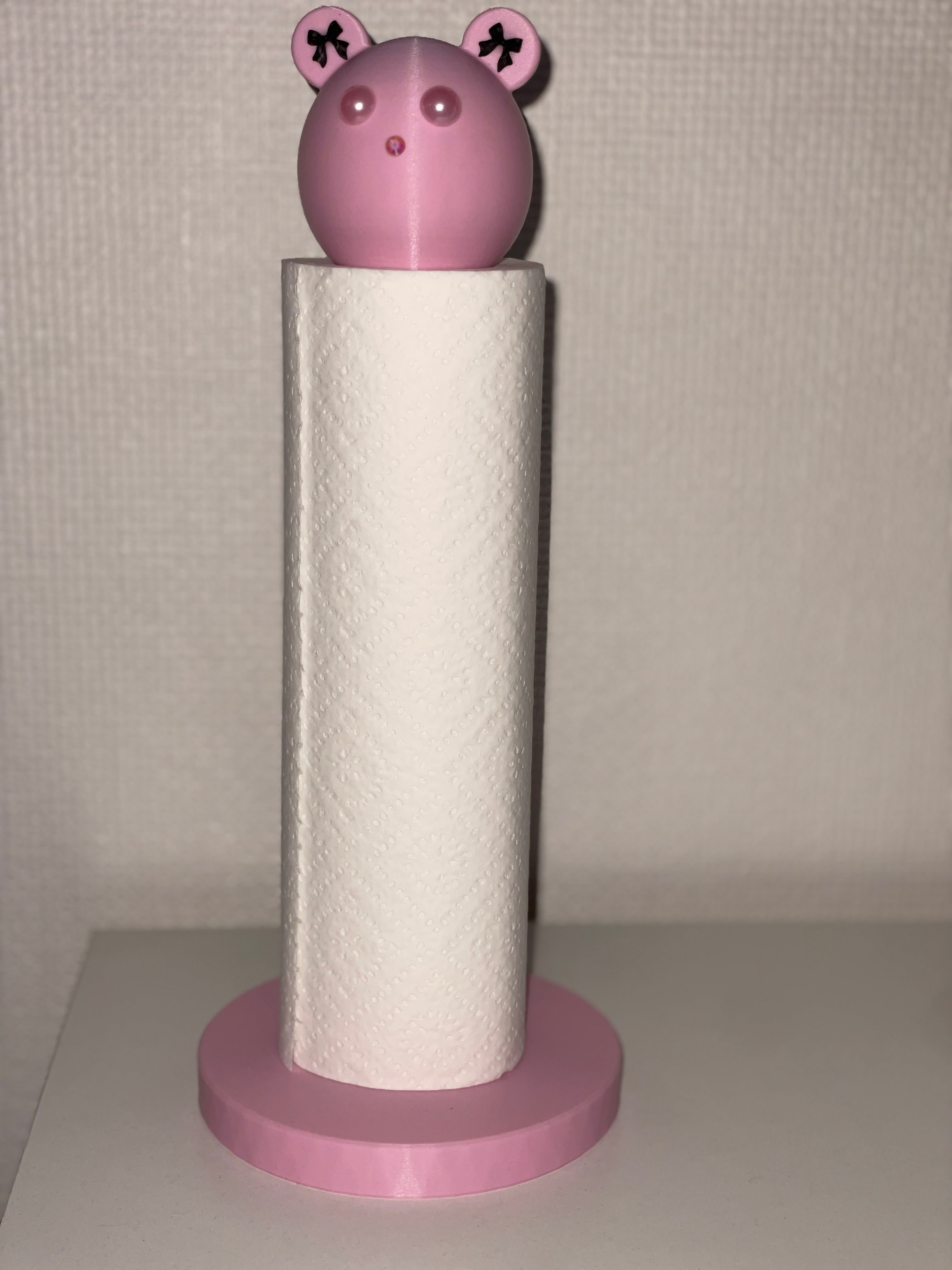 🌀 Support de porte-essuie-tout imprimé en 3D – Personnalisable !