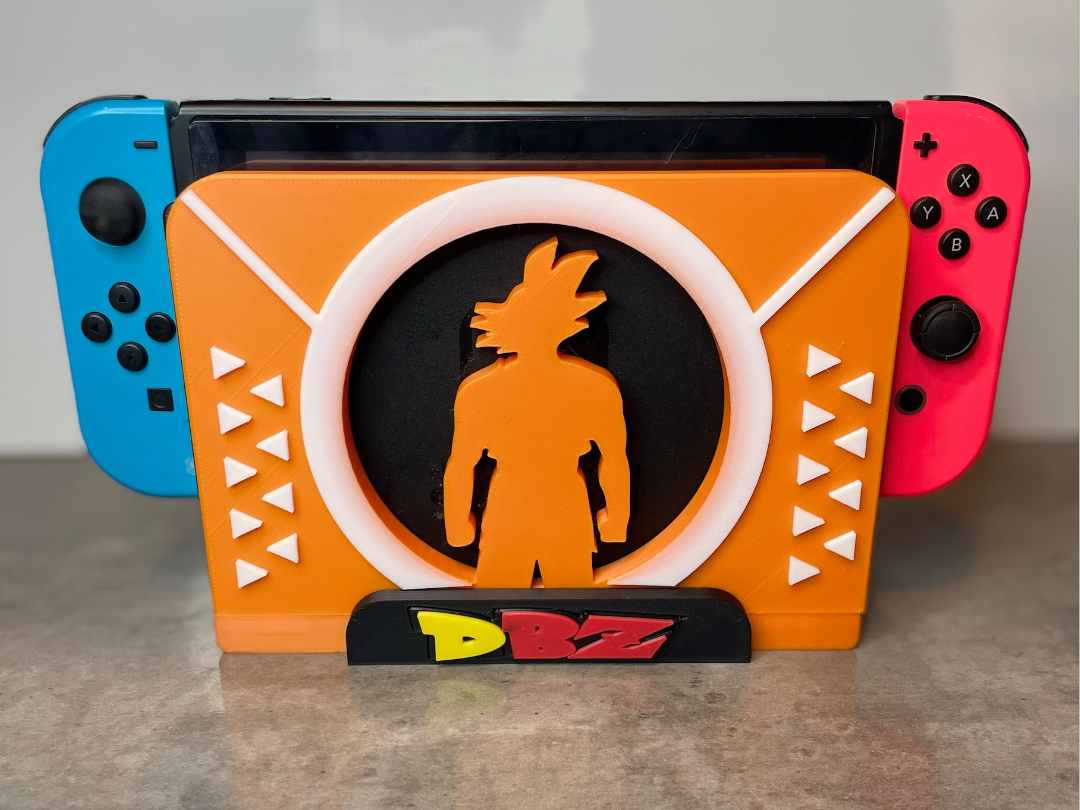 🎮 Support Nintendo Switch – Goku Dragon Ball Z – Impression 3D 🎮