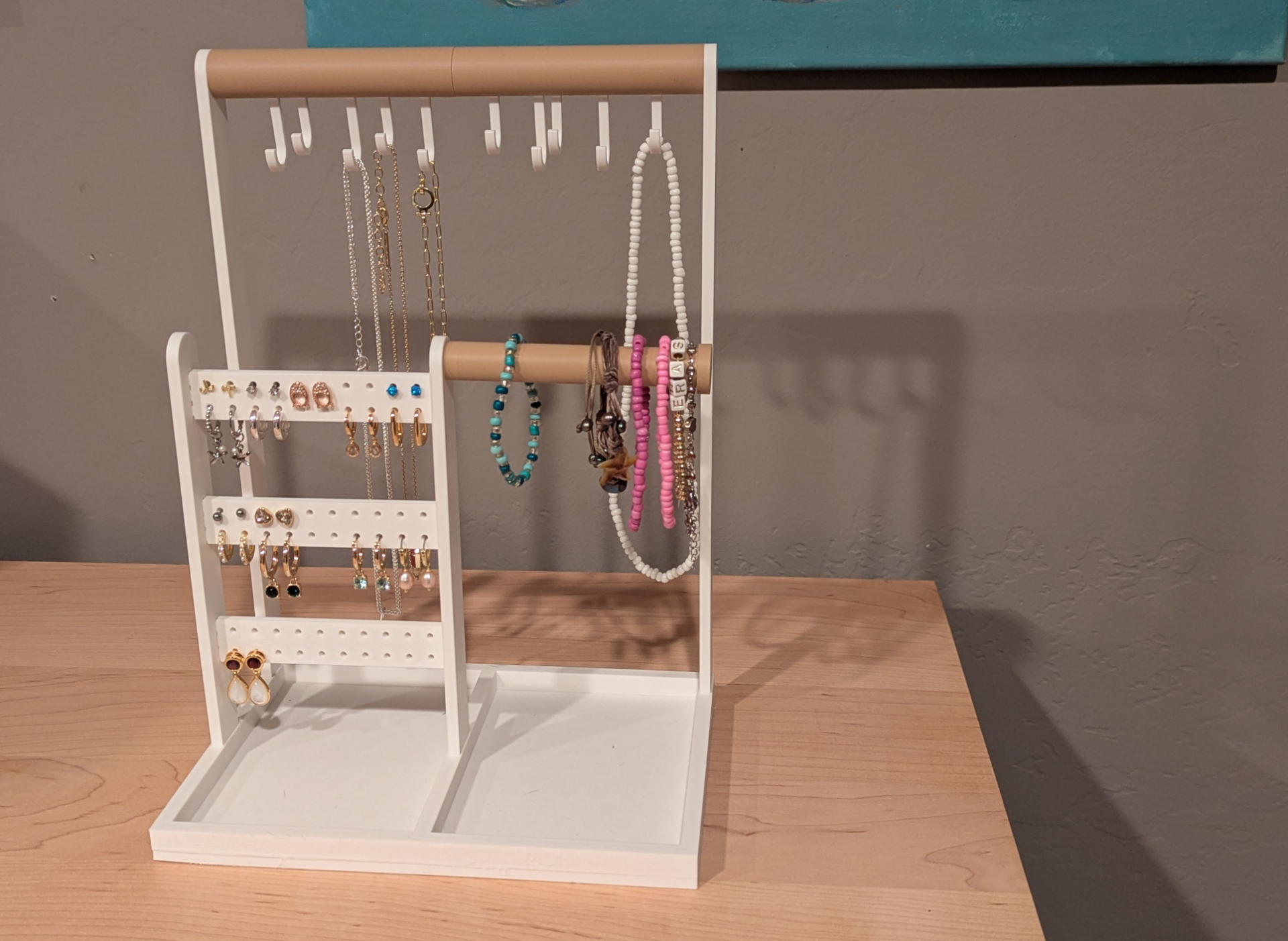 💍 Organisateur de bijoux imprimé en 3D – Personnalisable et unique !