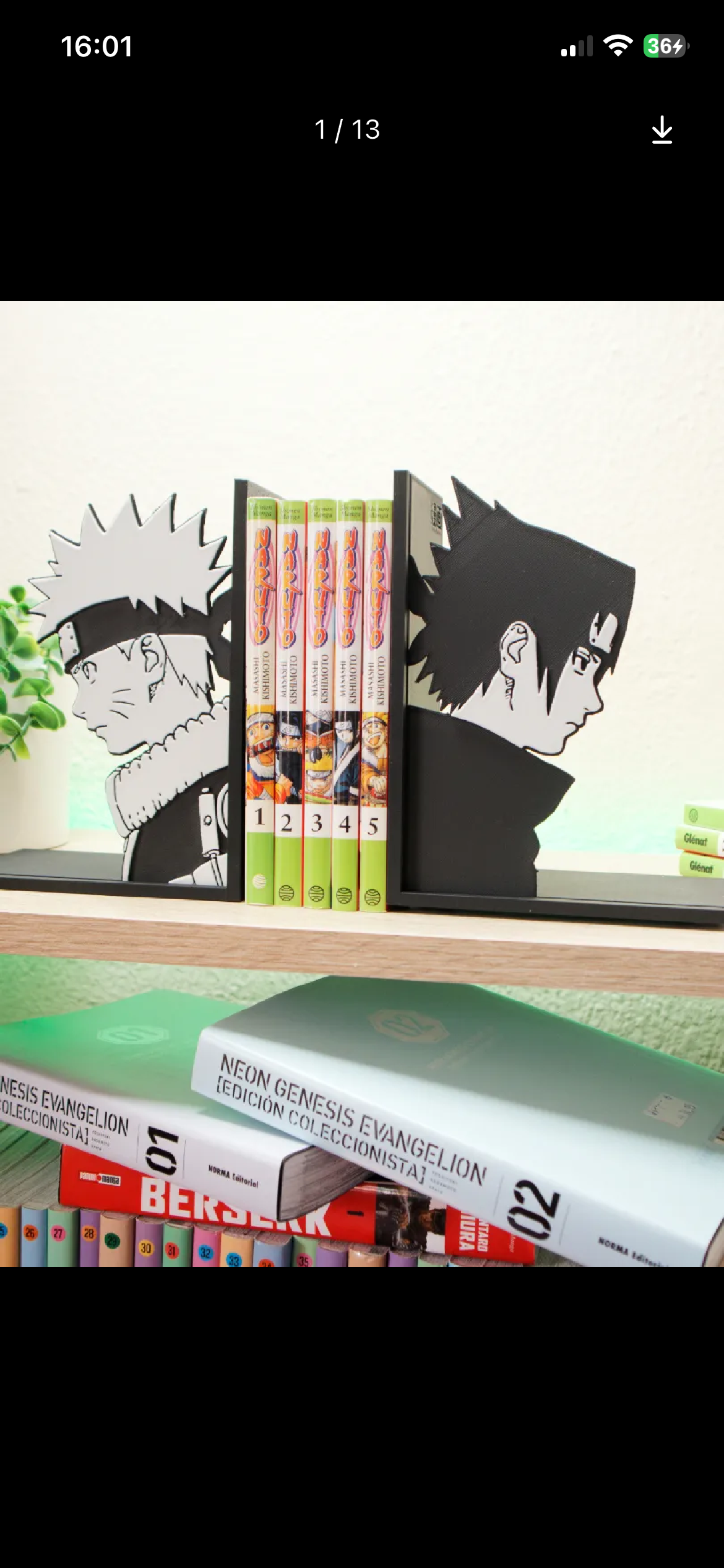 🌀 Porte-livres Naruto – Impression 3D personnalisée ! 🌀