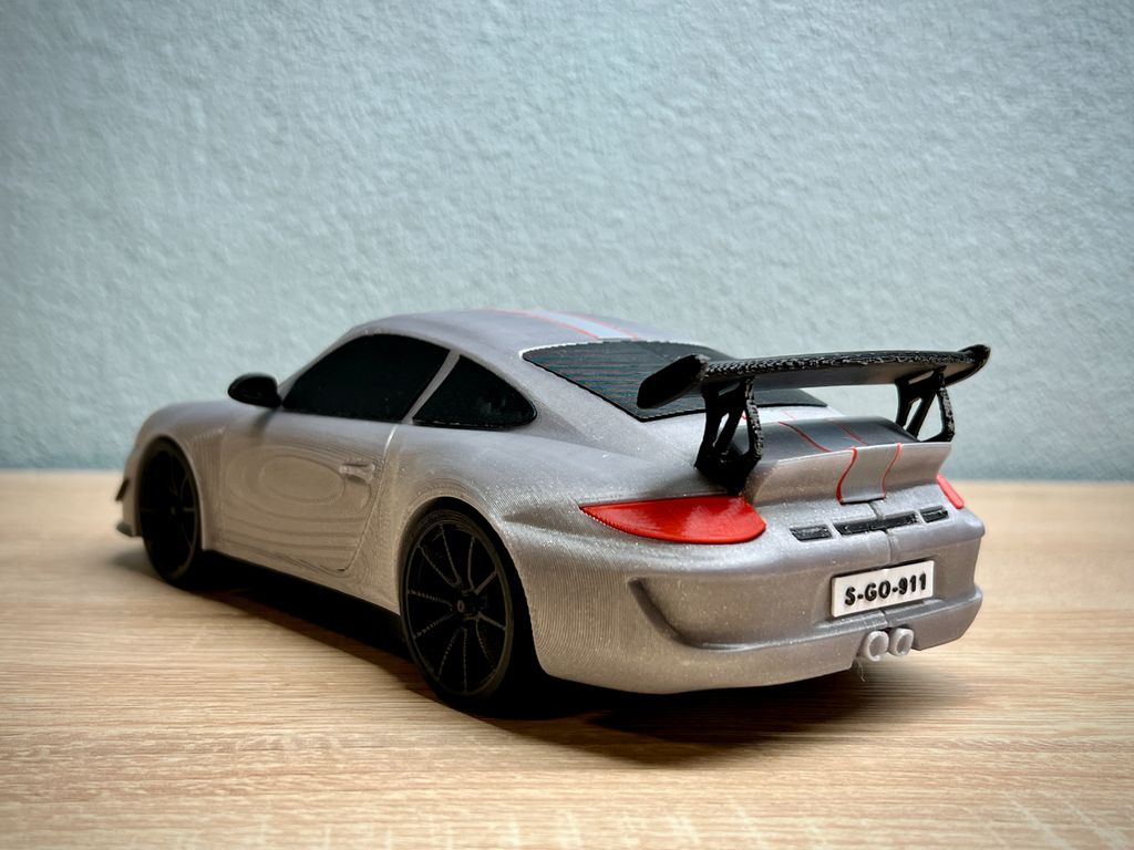 🏁 Porsche 911 GT3 RS 4.0 – Modèle 3D personnalisable (23 cm)