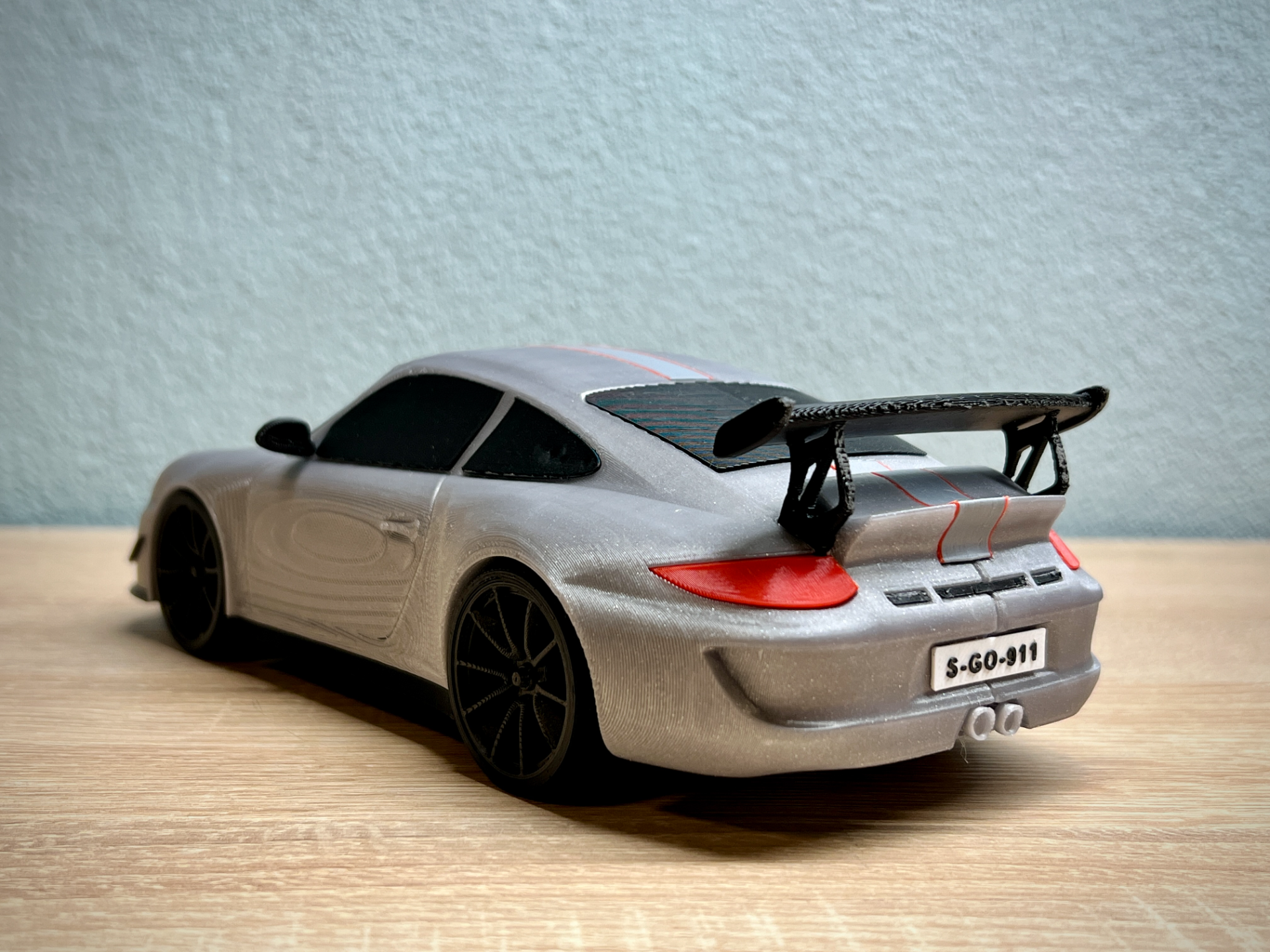 🏁 Porsche 911 GT3 RS 4.0 – Modèle 3D personnalisable (23 cm)