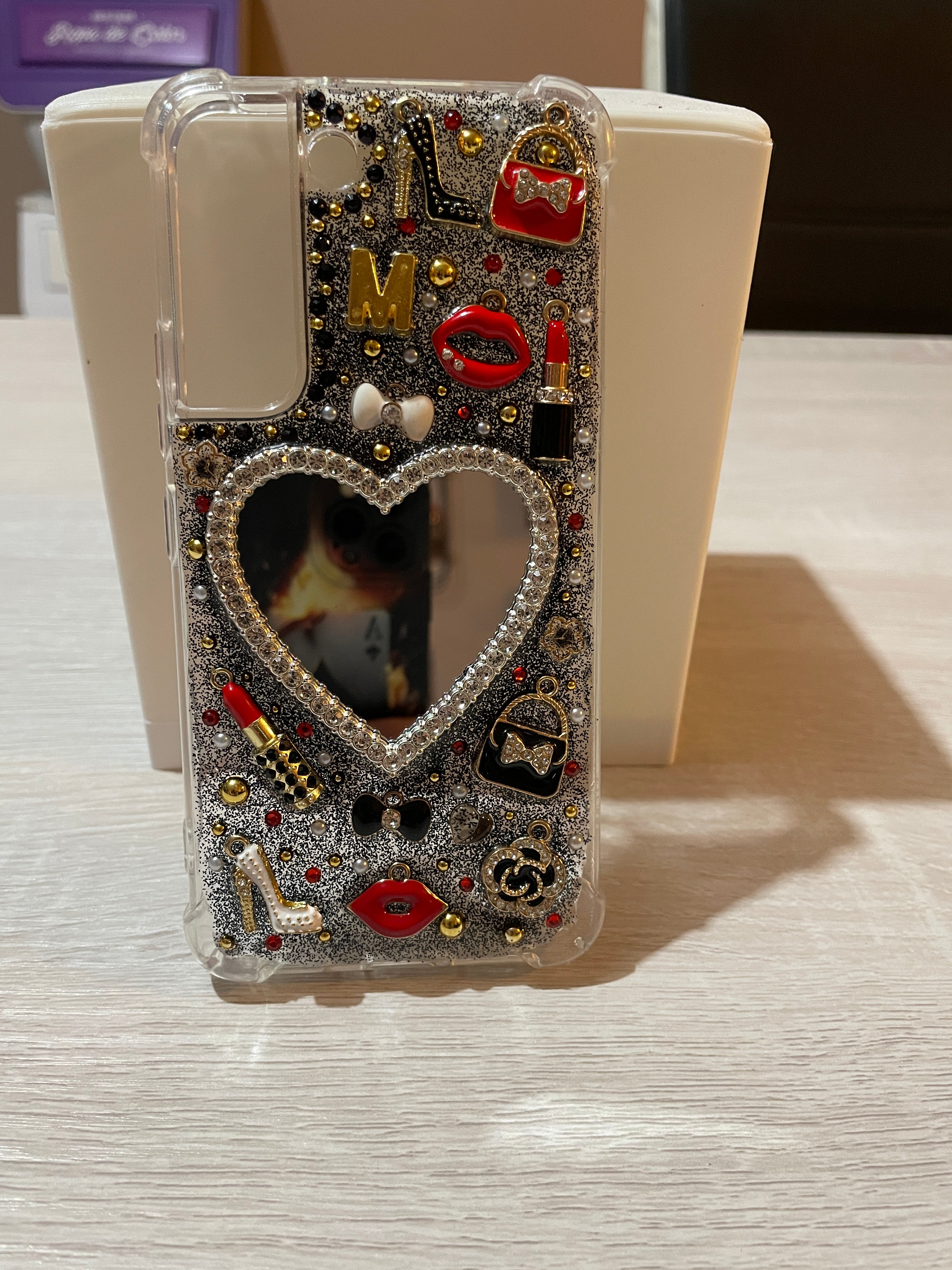 💎 Coque de téléphone personnalisée glamour et chic 💄✨(dispo pour toutes marques)