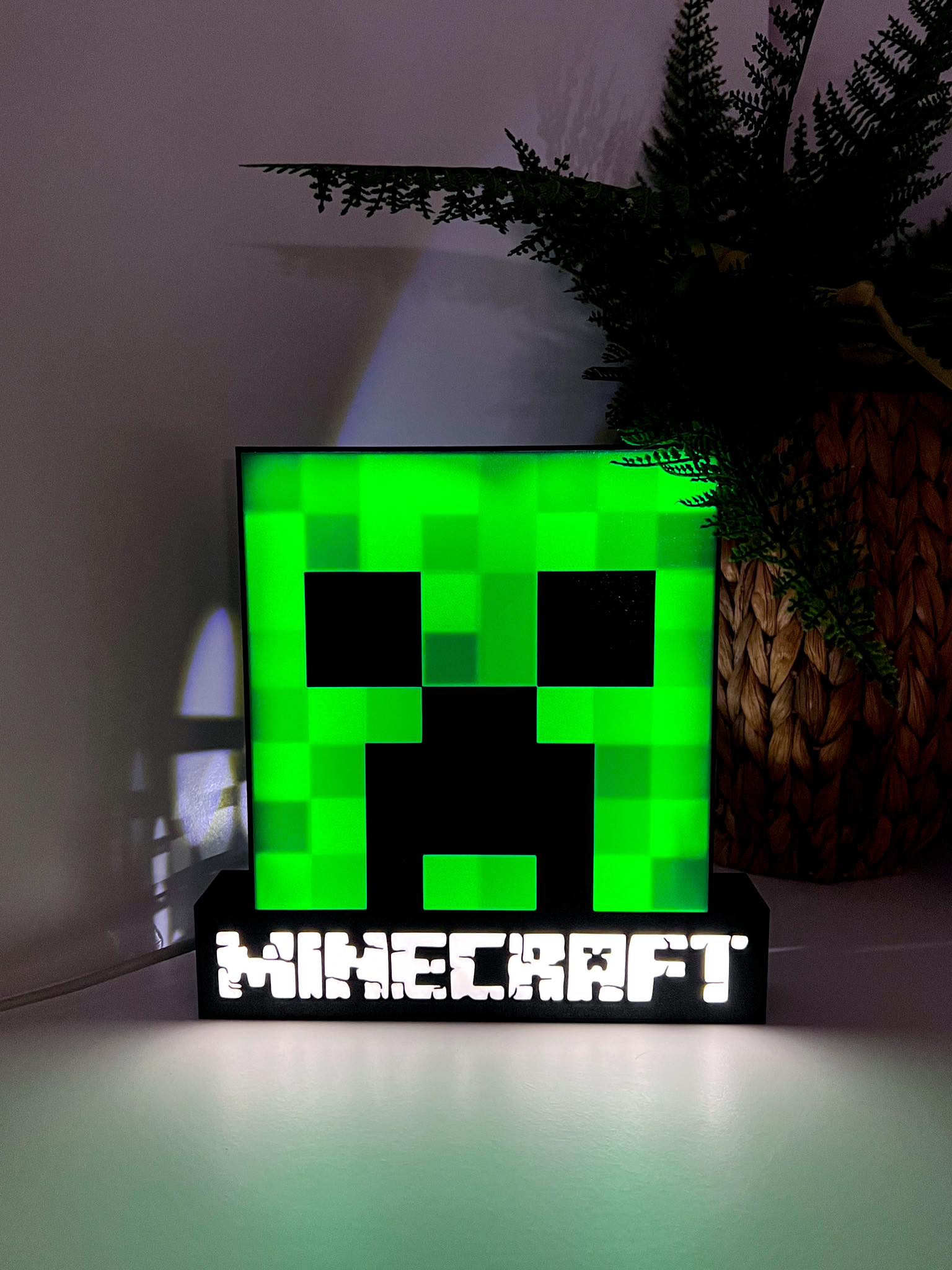 Boîte à lumière Minecraft – impression 3D personnalisée