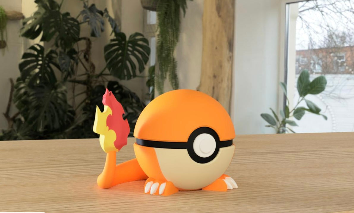 🎯 Pokéball 3D Personnalisable – Pour Fans de Pokémon ! 🎯