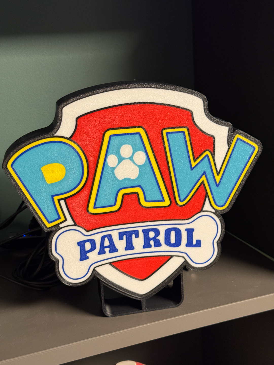 ✨ Boîte à Lumière Pat’ Patrouille – Impression 3D ✨