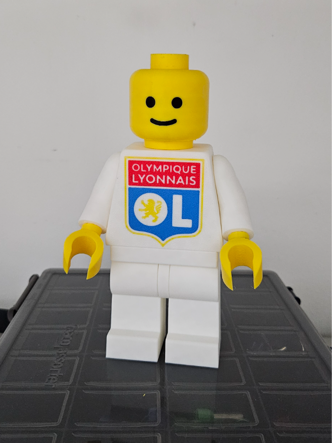 🧍‍♂️ Playmobil Géant LYON – Impression 3D (20 cm)