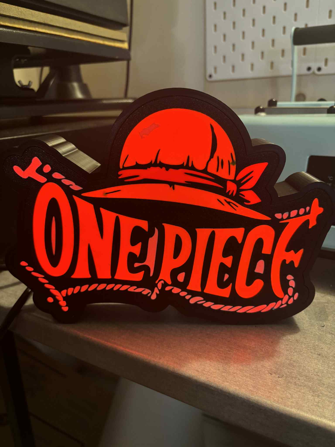 💡 Boîte à lumière 3D – One Piece 🏴‍☠️