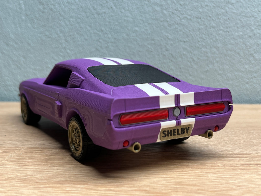 🐎 Shelby Mustang GT500 1967 – Modèle 3D personnalisable (23 cm)
