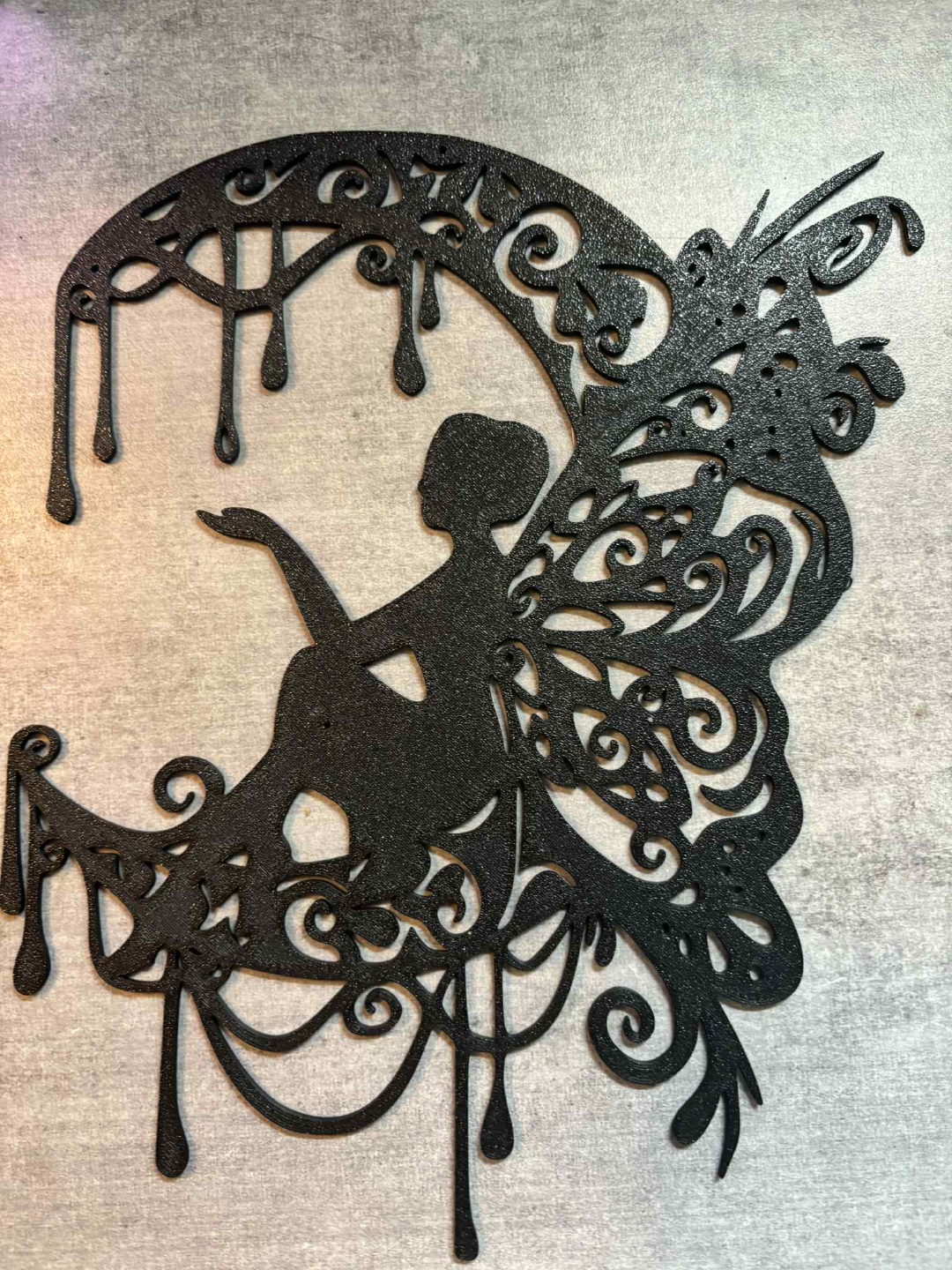 Art mural lune fée 🌓