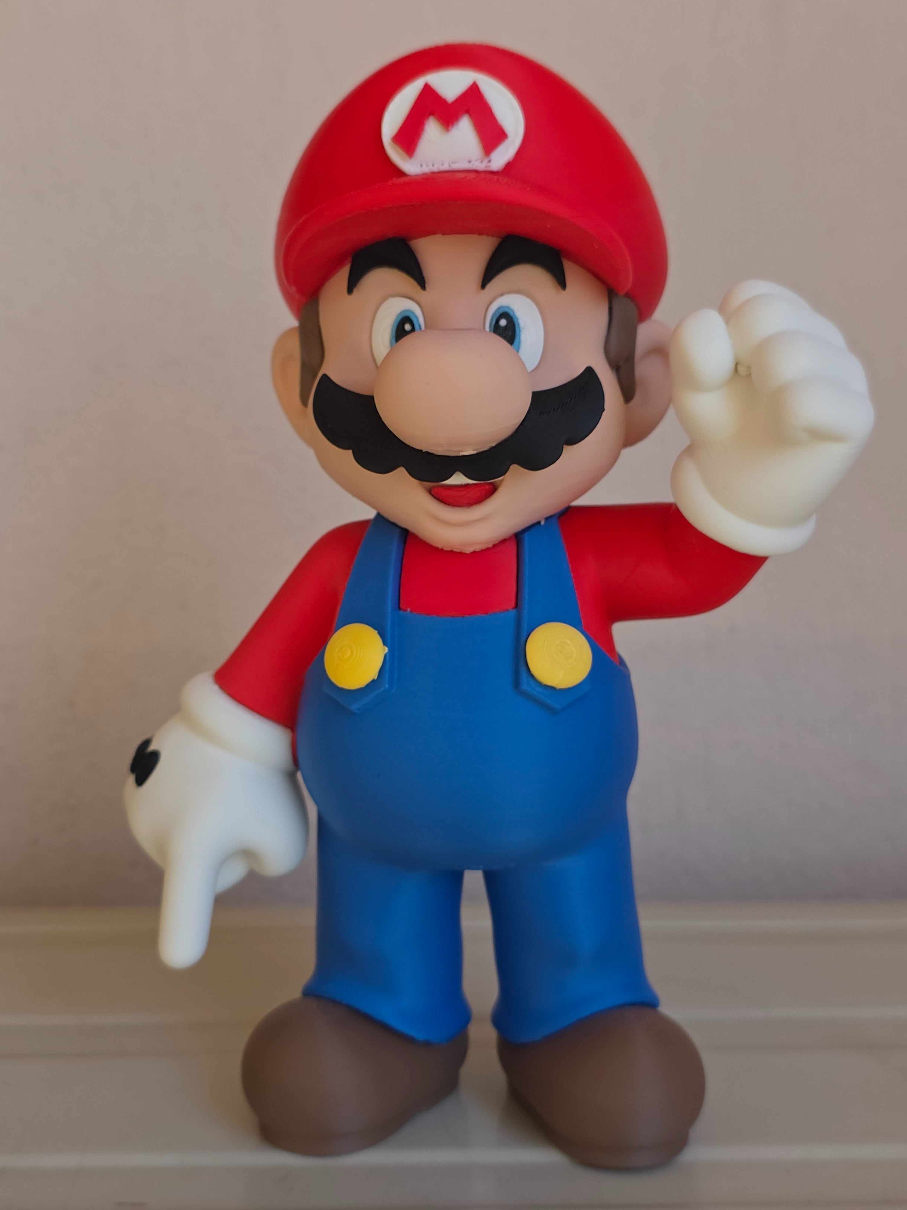 🏁 Figurine Mario 23 cm – Impression 3D 🎮