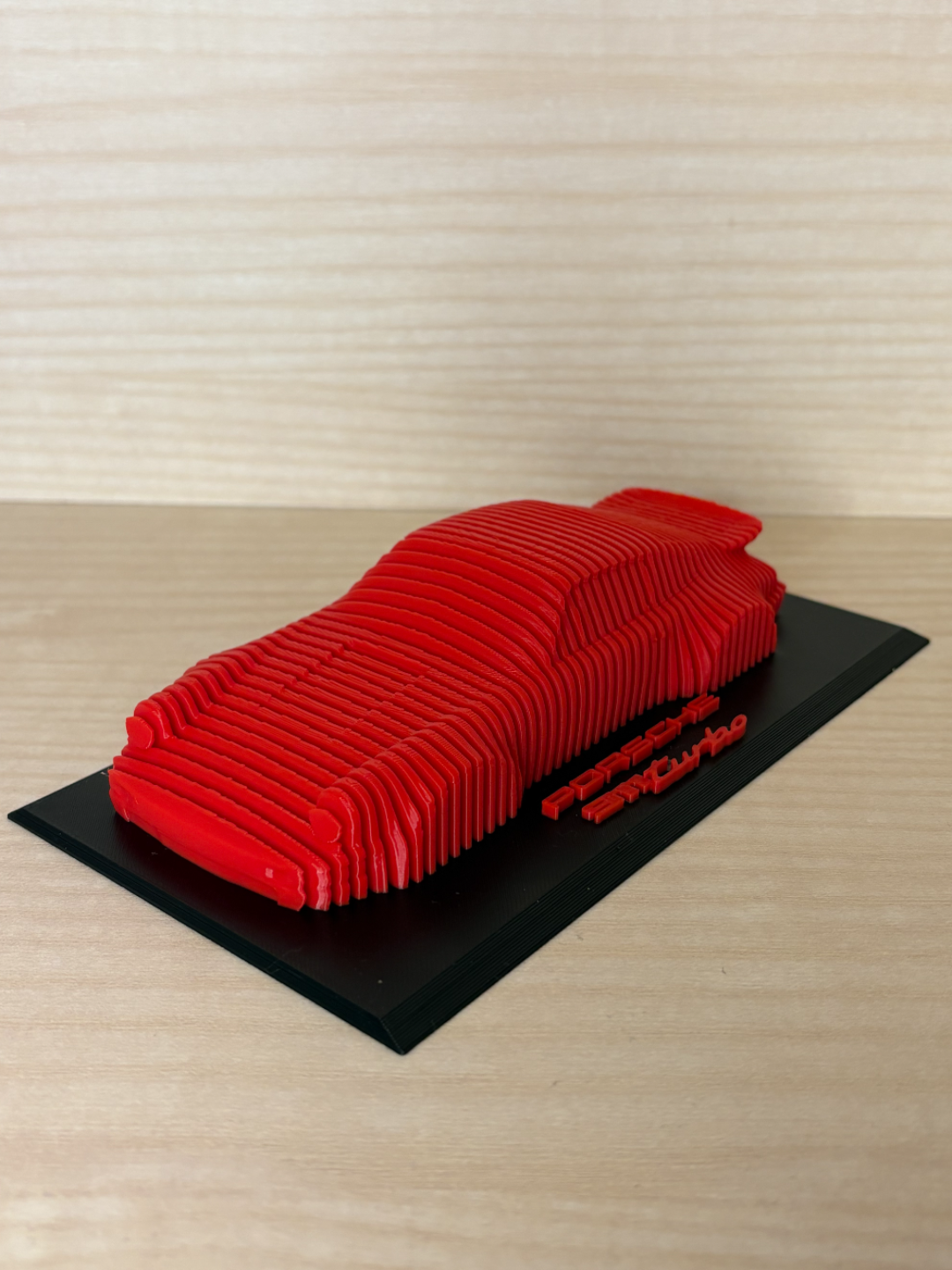 🚗 Sculpture Porsche 911 3D personnalisable – Design unique et moderne 🚗