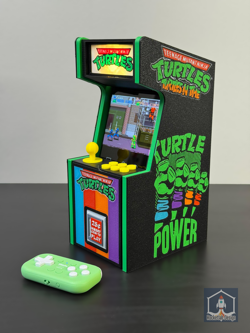 Support Smartphone Rétro pour Jeux d'Arcade - TMNT