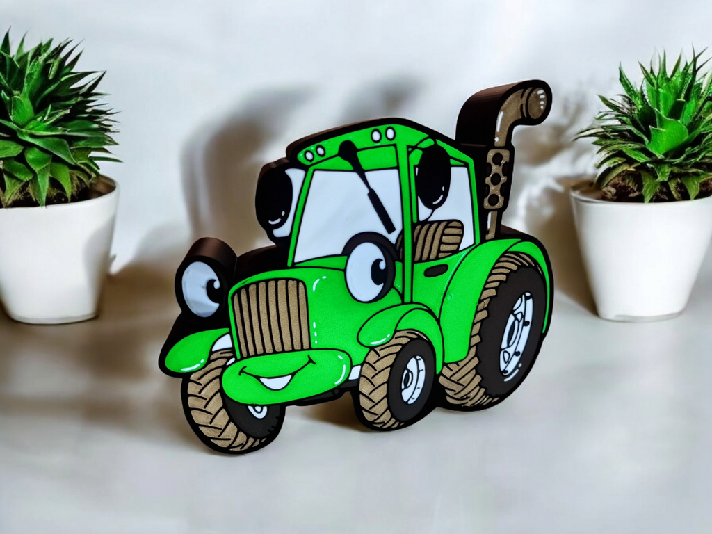 🚜 Boîte à lumière Tracteur – Impression 3D personnalisée 🚜