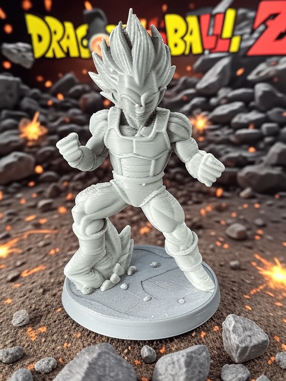 ⚡ Figurine Vegeta Super Saiyan – Dragon Ball Z – Impression 3D ⚡