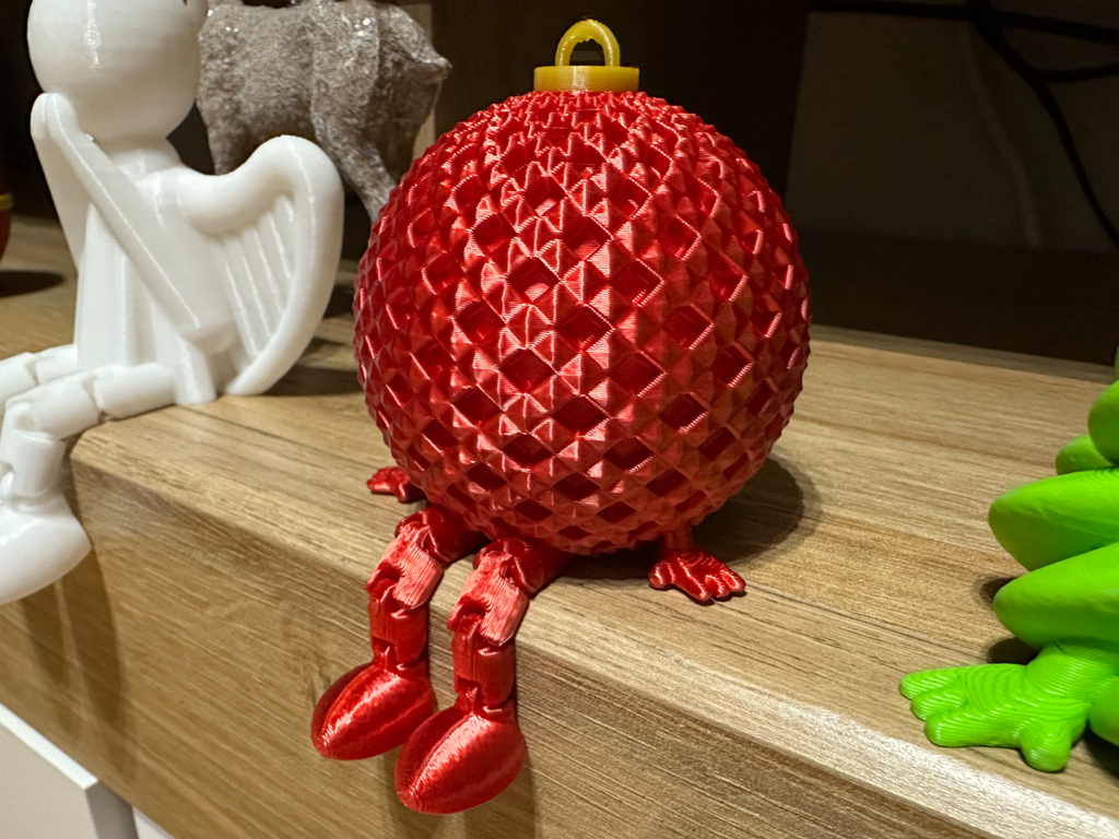 🎄 Lot de 10 décorations de Noël 3D – Boules & Anges articulés (modèles aléatoires) ✨