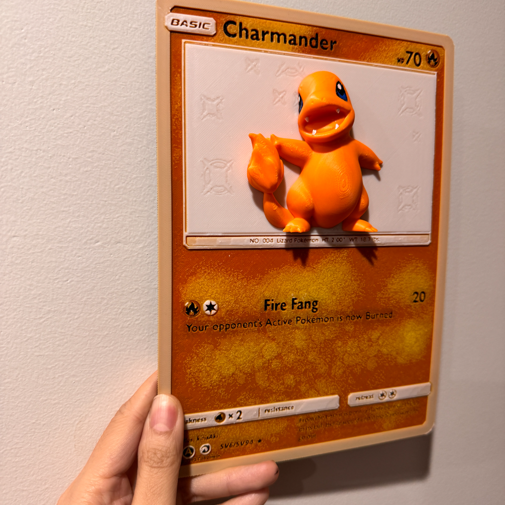 🔥 Carte Pokémon 3D Unique – 24 x 16 cm 🔥