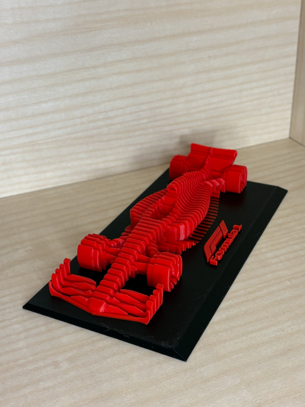 🏎️ Sculpture F1 3D personnalisable – Pièce unique en impression 3D 🏎️