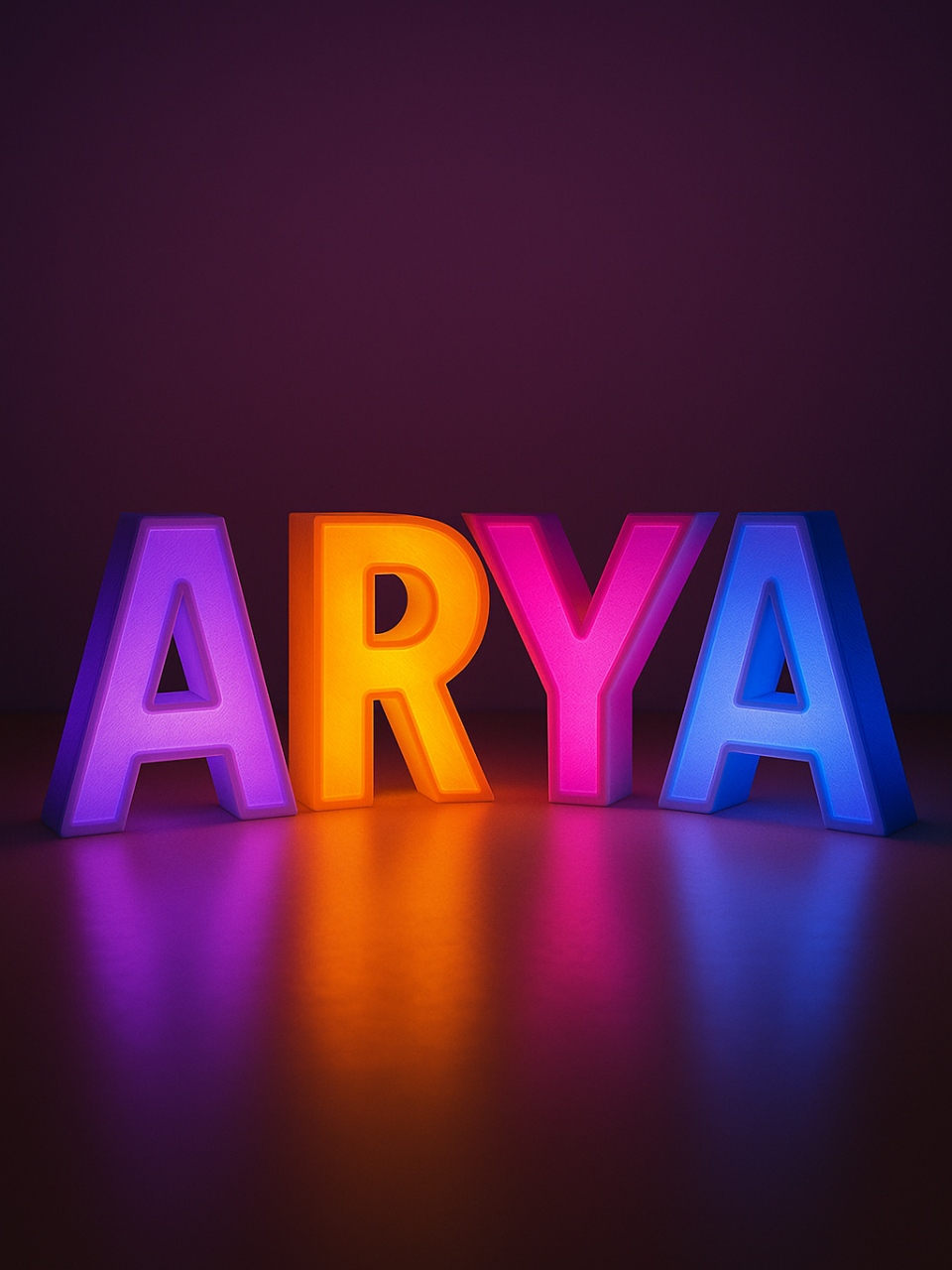 Lettre décorative lumineuse personnalisée – couleur au choix