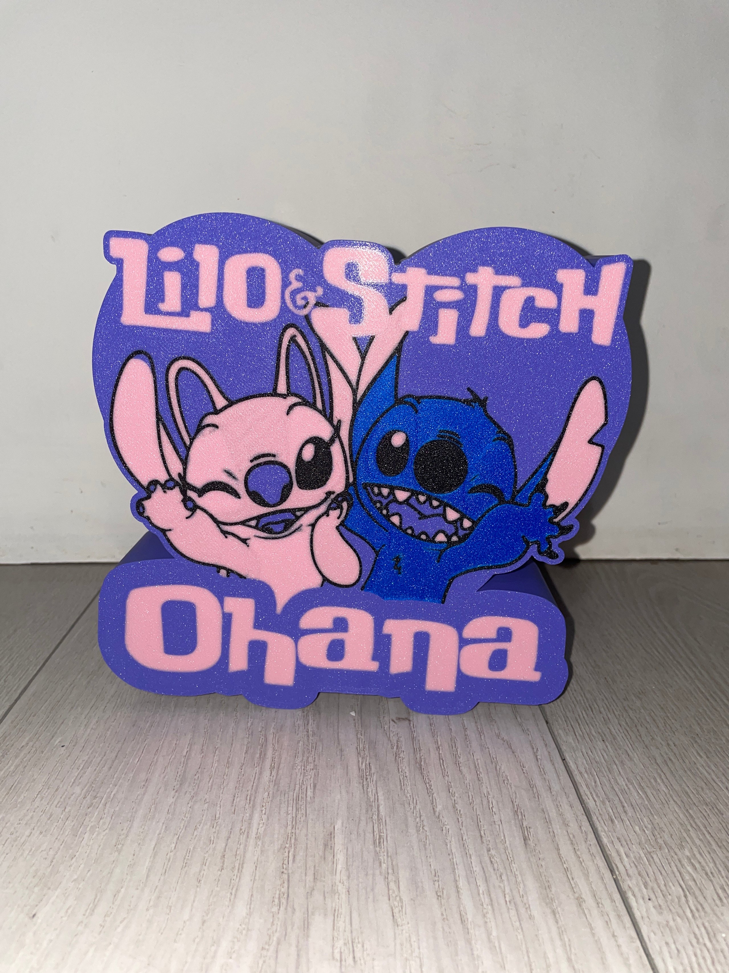 🌙✨ Boîte à Lumière Stitch – Impression 3D ✨🌙