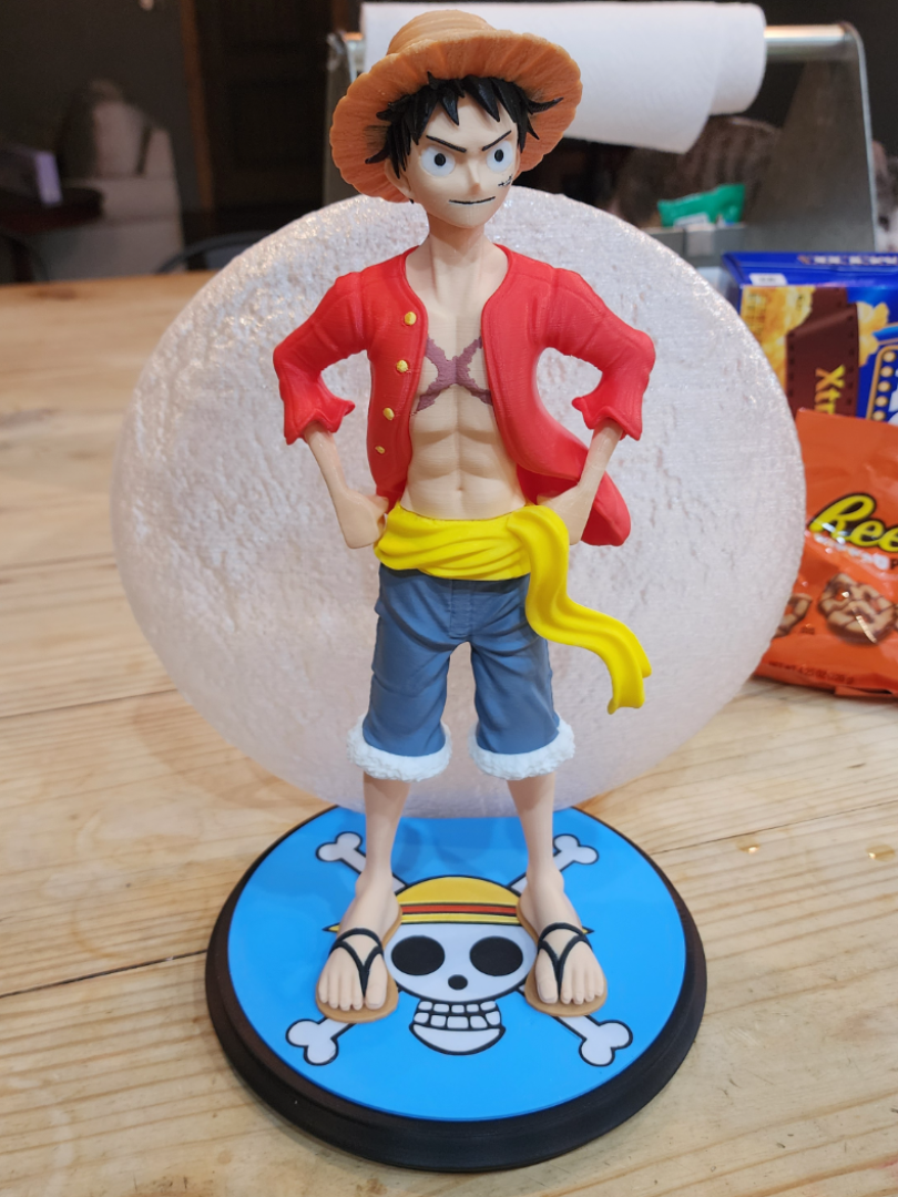 🏴‍☠️ Figurine 3D – Monkey D. Luffy (17 cm) 💥