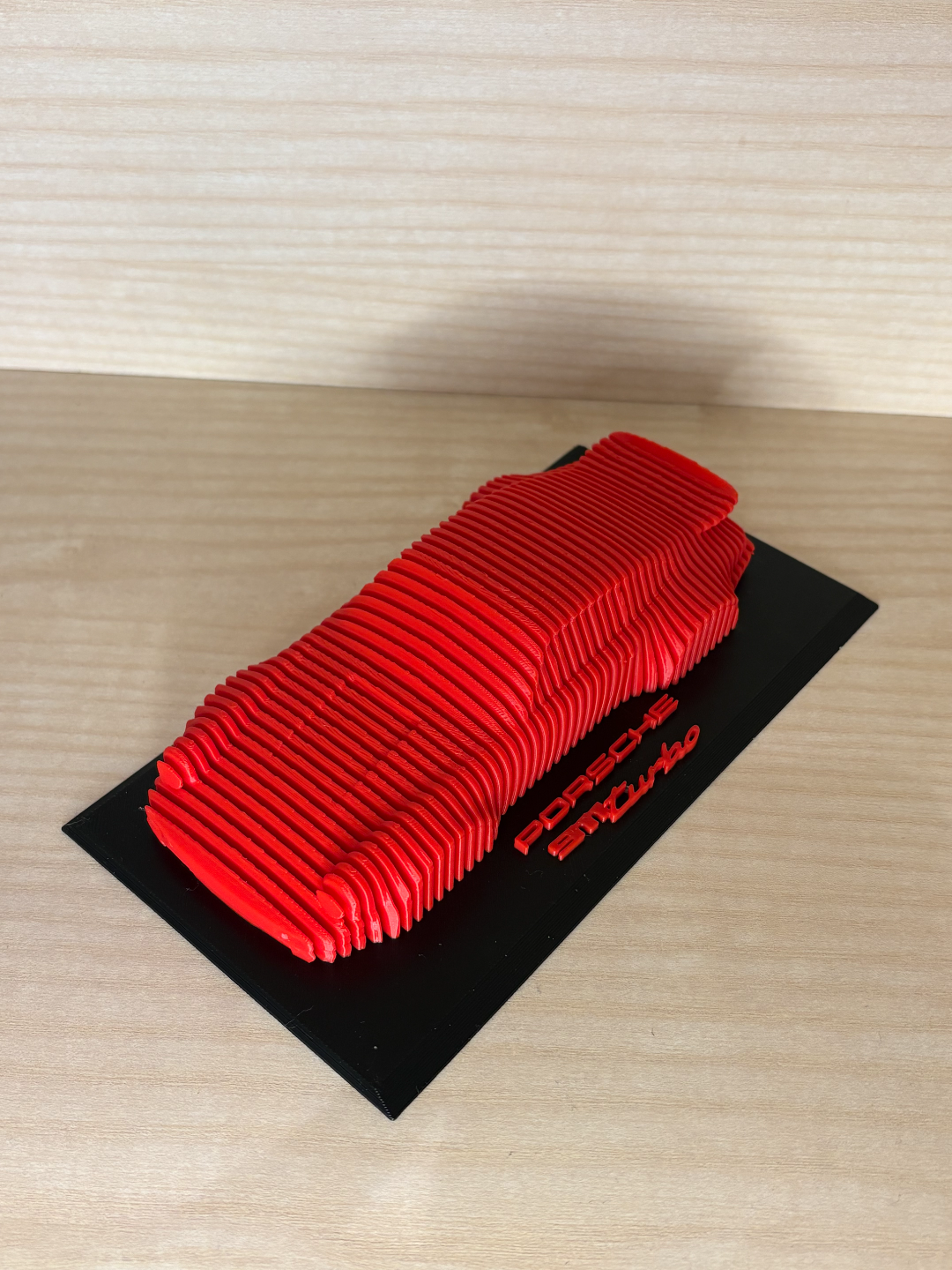 🚗 Sculpture Porsche 911 3D personnalisable – Design unique et moderne 🚗