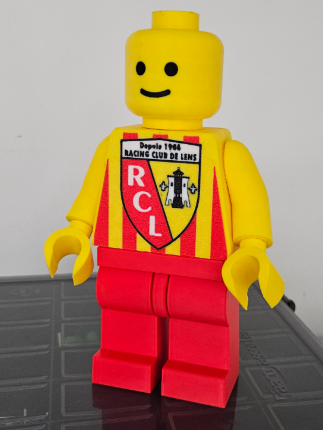 Playmobil RC Lens – Figurine 3D (20 cm) – Édition Unique ! ⚽❤️💛