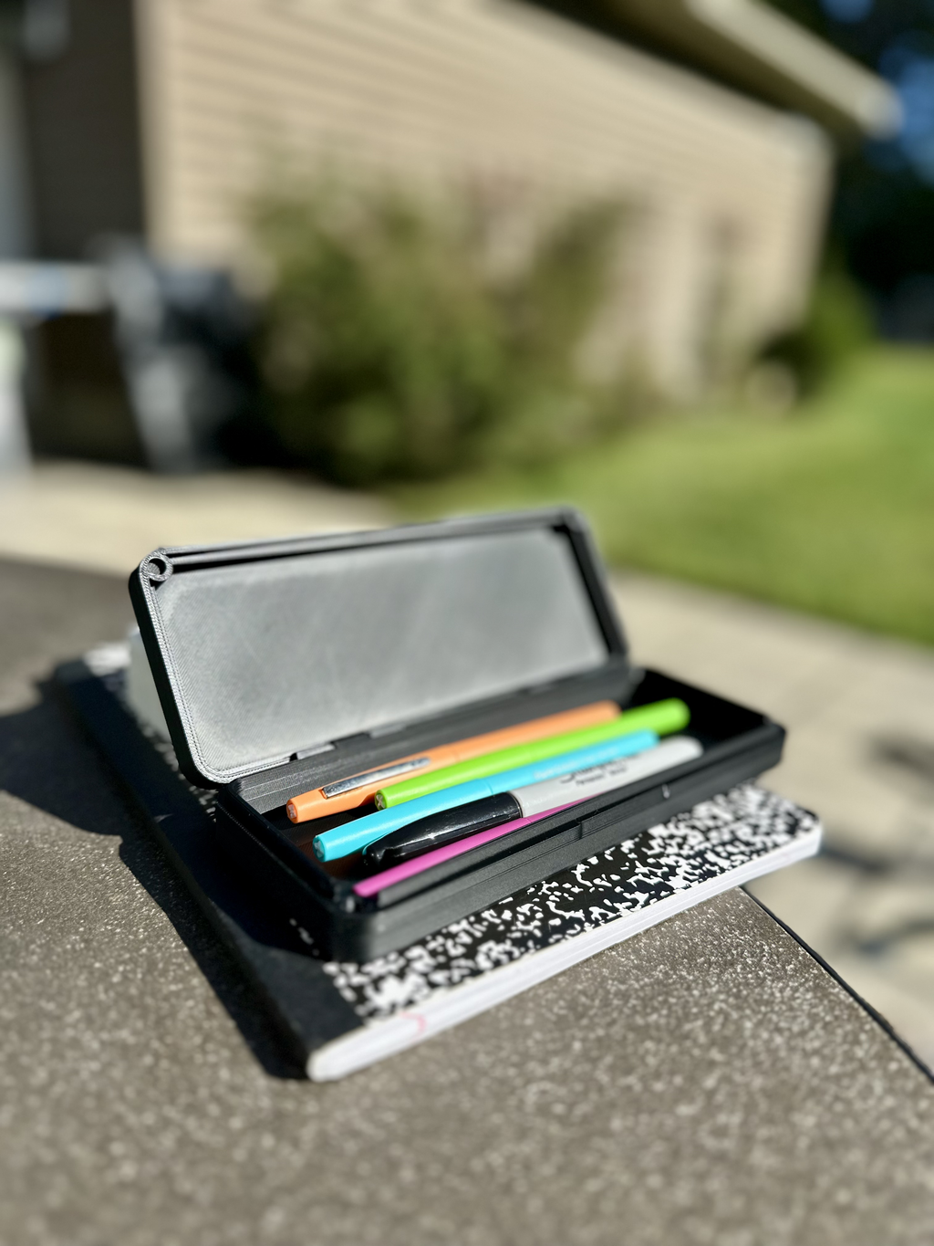 🍥 Boîte à crayons Naruto – 20 cm – Impression 3D – Couleur personnalisable 🍥