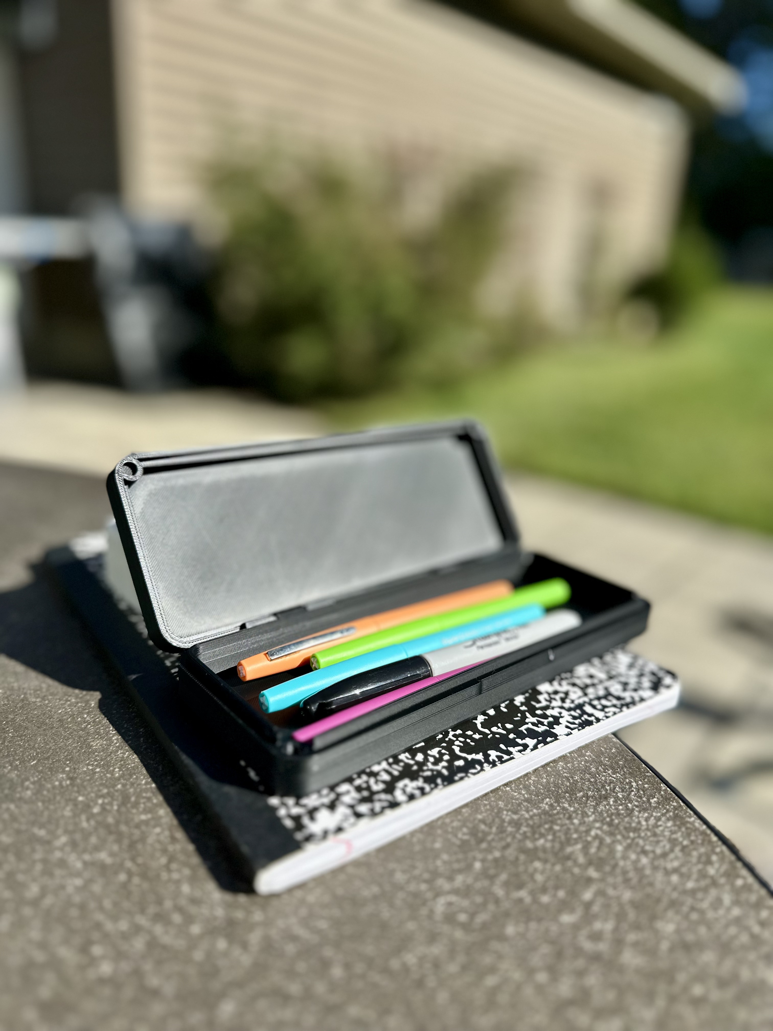 🍥 Boîte à crayons Naruto – 20 cm – Impression 3D – Couleur personnalisable 🍥