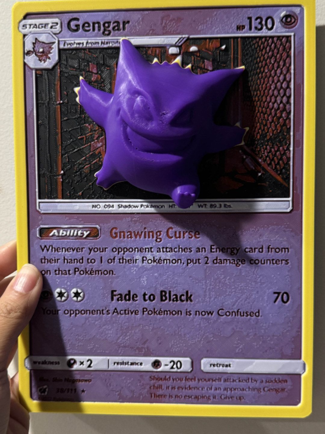 🔥 Carte Pokémon 3D Unique – 24 x 16 cm 🔥