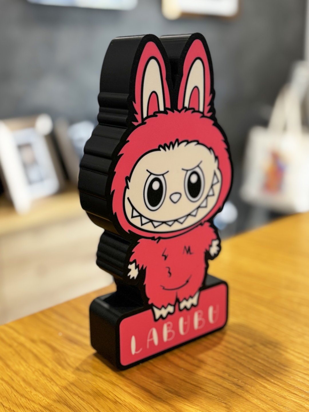 🌟 Boîte à lumière LABUBU – Création 3D originale ✨