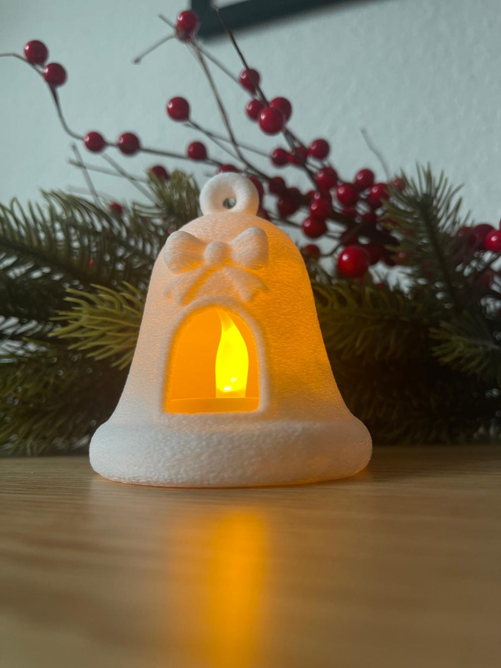 🔔 Lot de 10 petites cloches lumineuses – Impression 3D & LED bougie 🔥