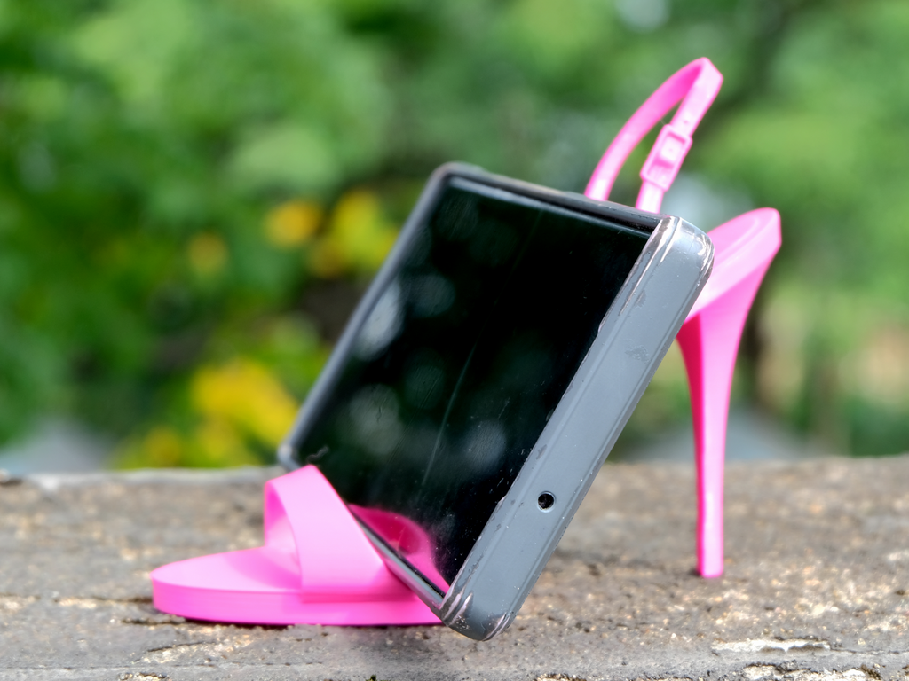 📱💖 Support de téléphone original en forme de talon haut – imprimé en 3D, couleur personnalisable !