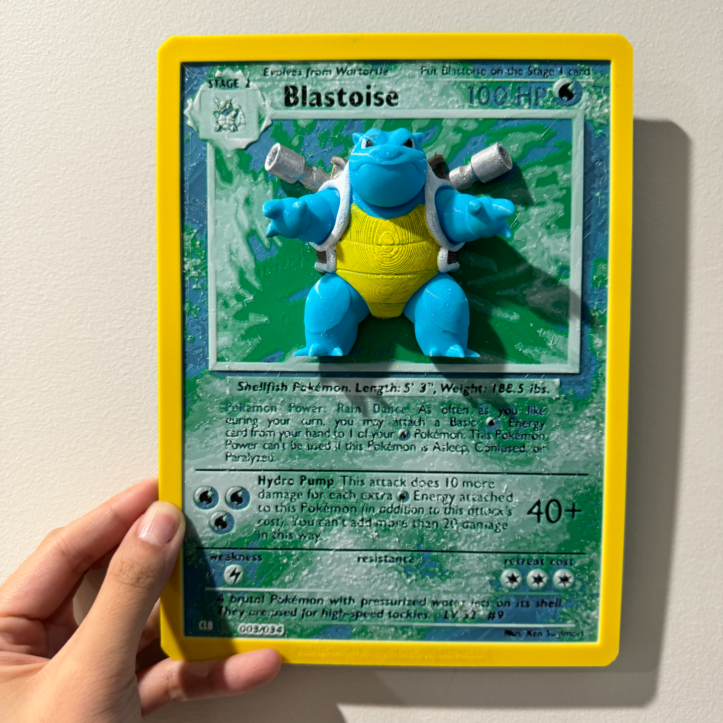 🔥 Carte Pokémon 3D Unique – 24 x 16 cm 🔥