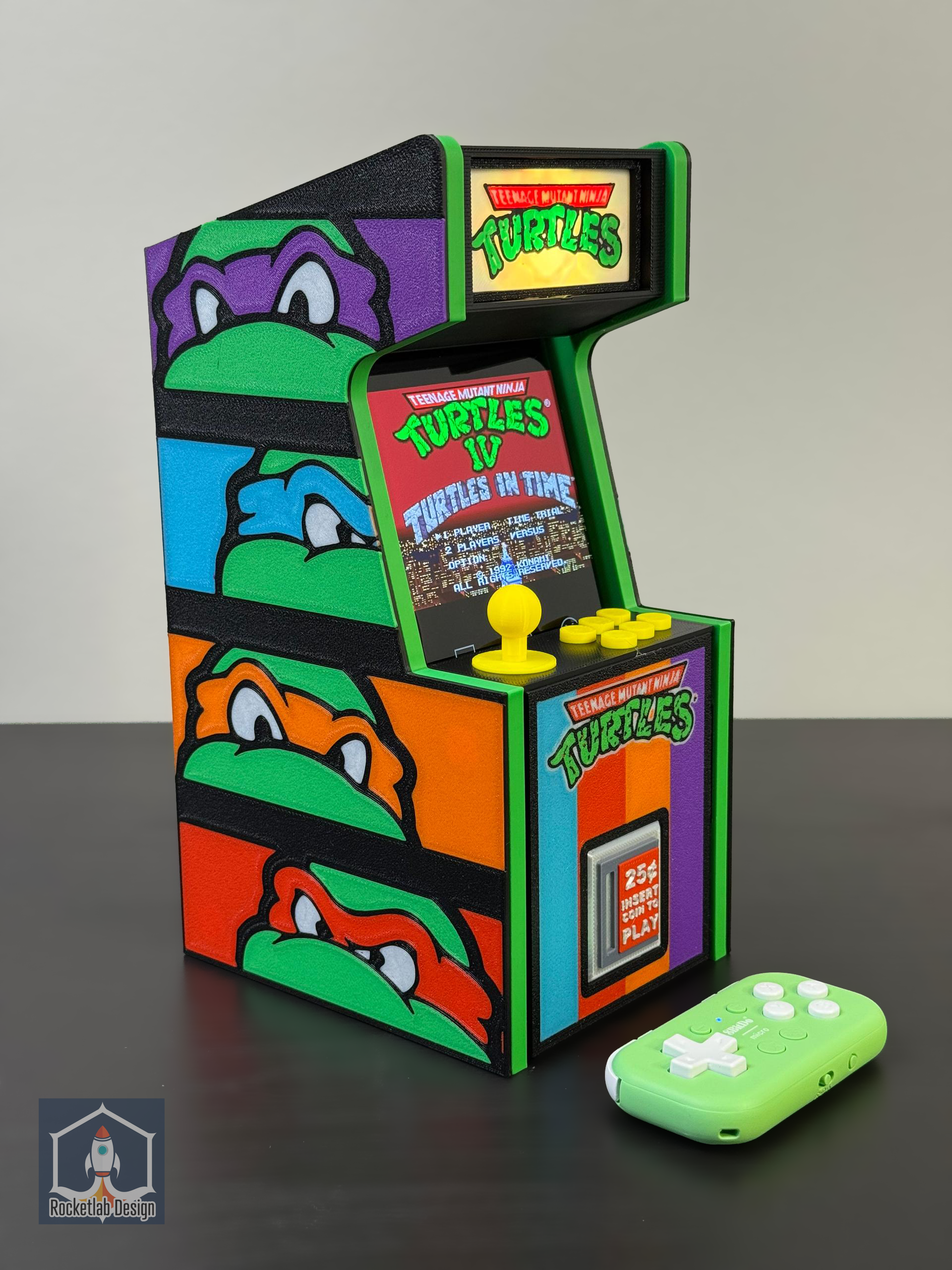 Support Smartphone Rétro pour Jeux d'Arcade - TMNT