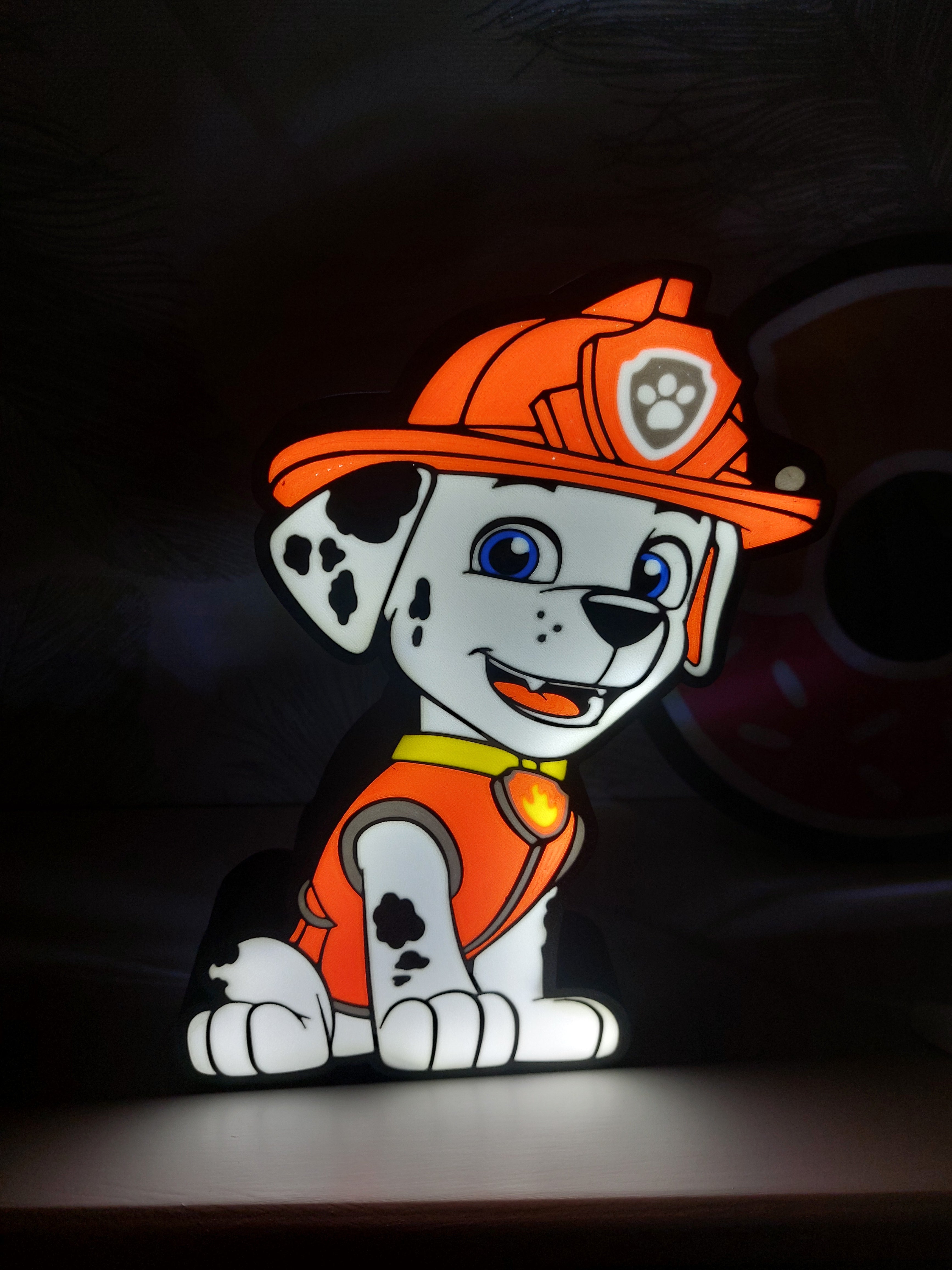 🐾 Boîte à lumière Pat’ Patrouille – Impression 3D unique ! 🐾