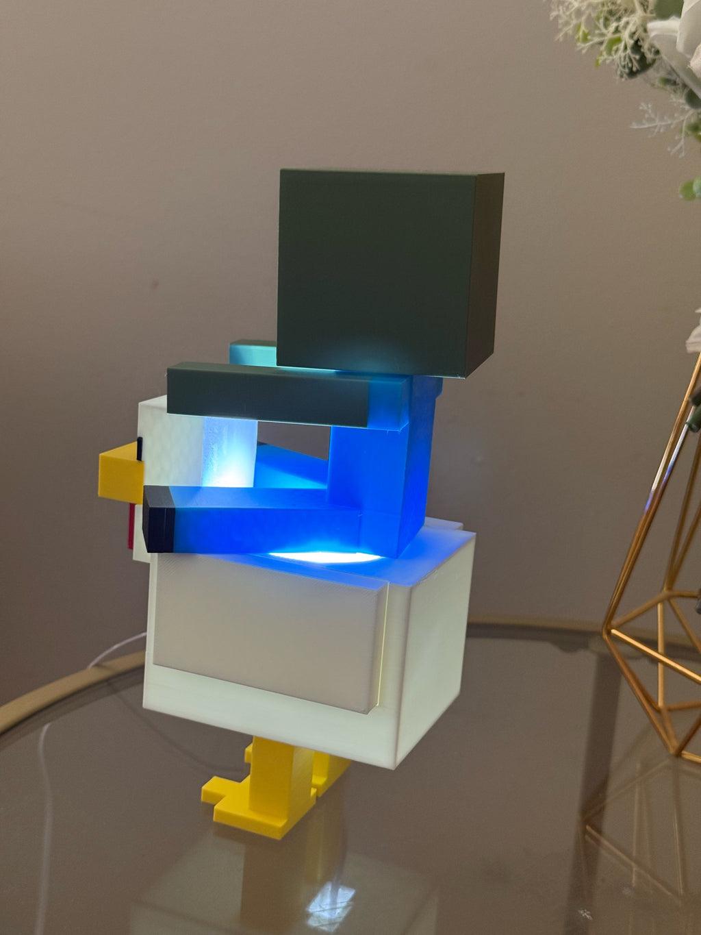 💡🟩 Lampe Minecraft imprimée en 3D – Ambiance pixel garantie ! 🟩💡