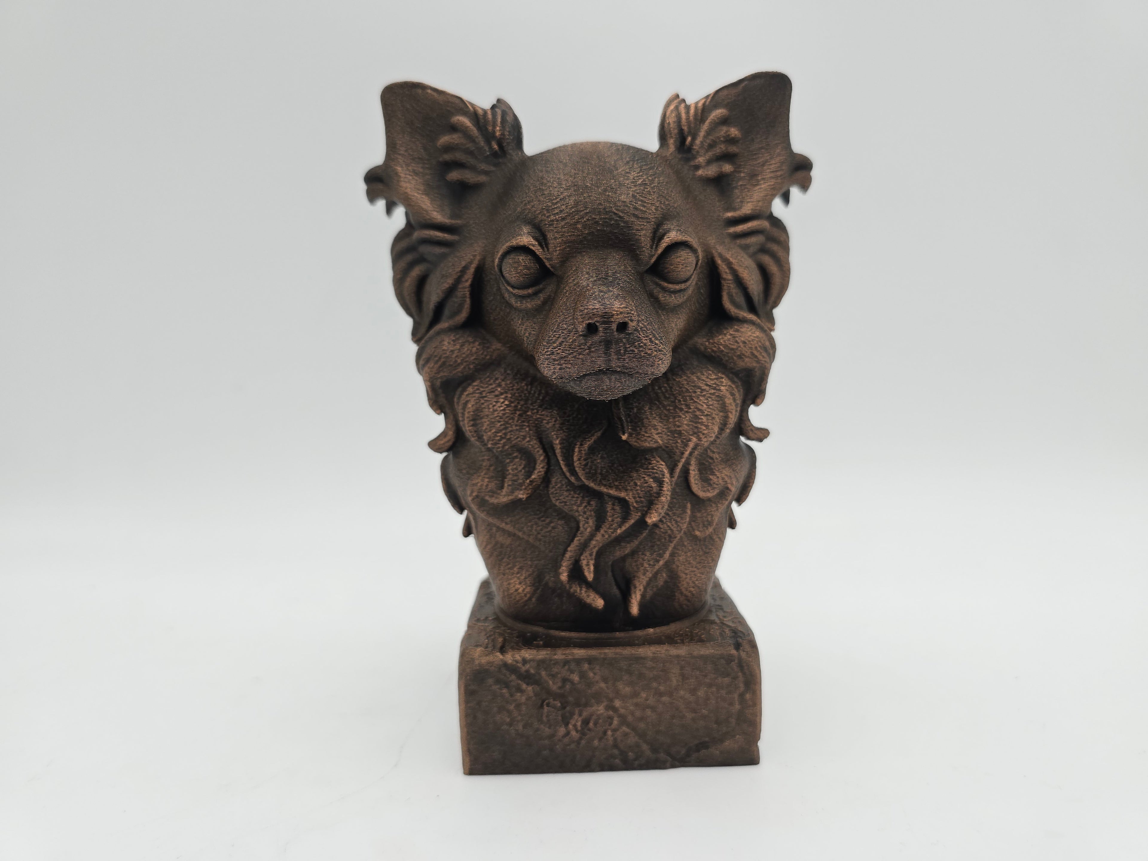 🐾 Buste décoratif de chihuahua– Impression 3D personnalisable 🐾