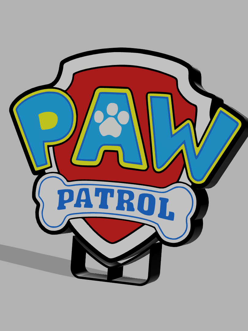 ✨ Boîte à Lumière Pat’ Patrouille – Impression 3D ✨