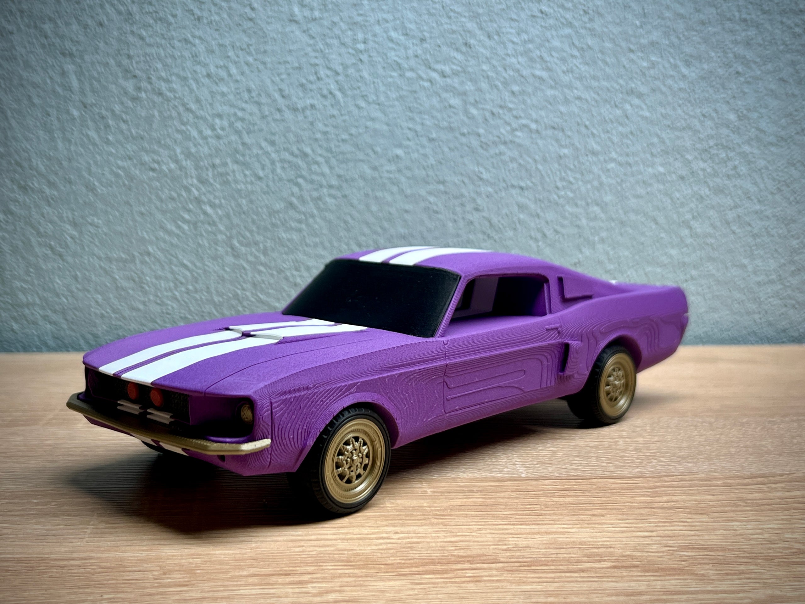 🐎 Shelby Mustang GT500 1967 – Modèle 3D personnalisable (23 cm)