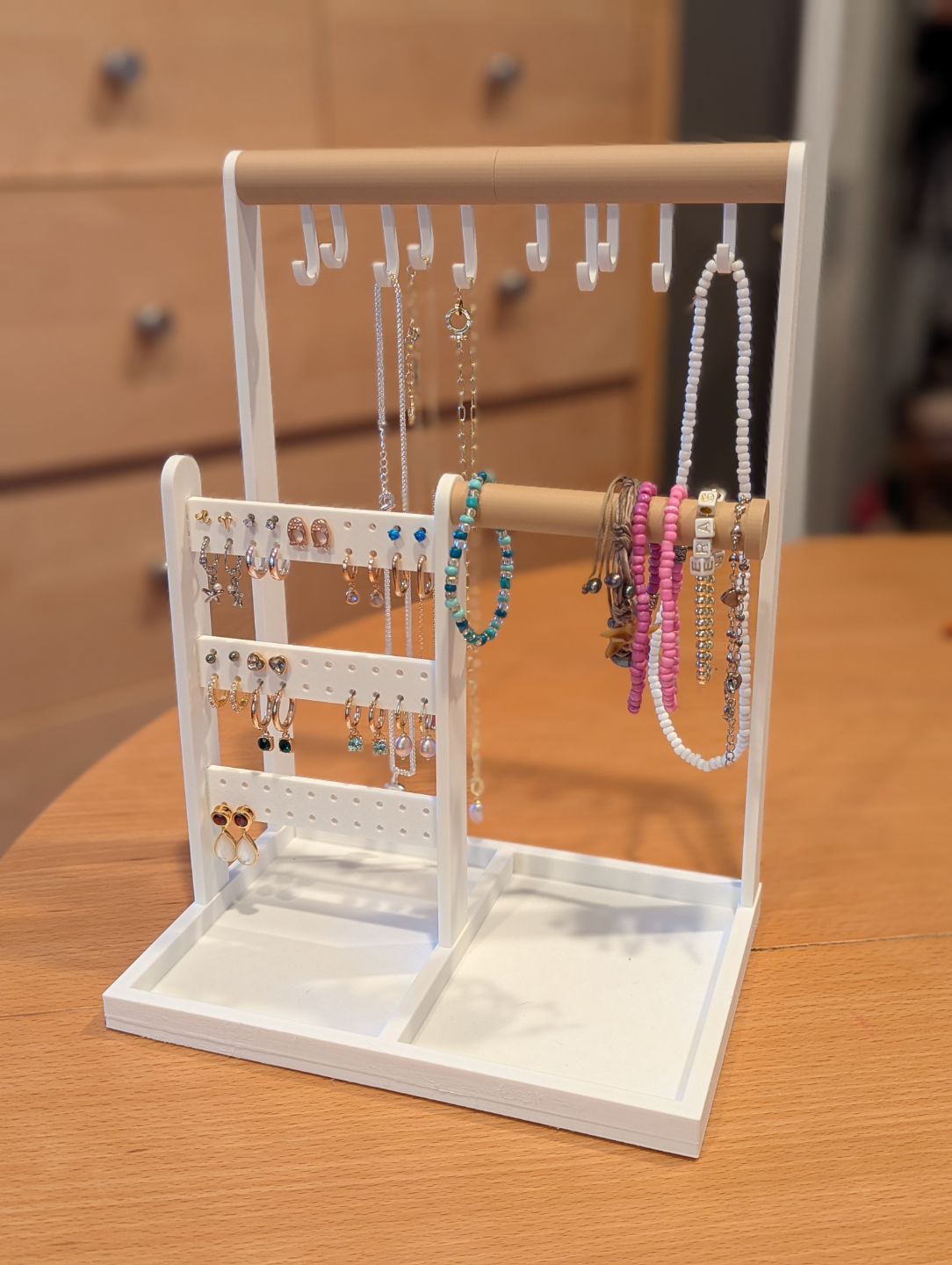 💍 Organisateur de bijoux imprimé en 3D – Personnalisable et unique !