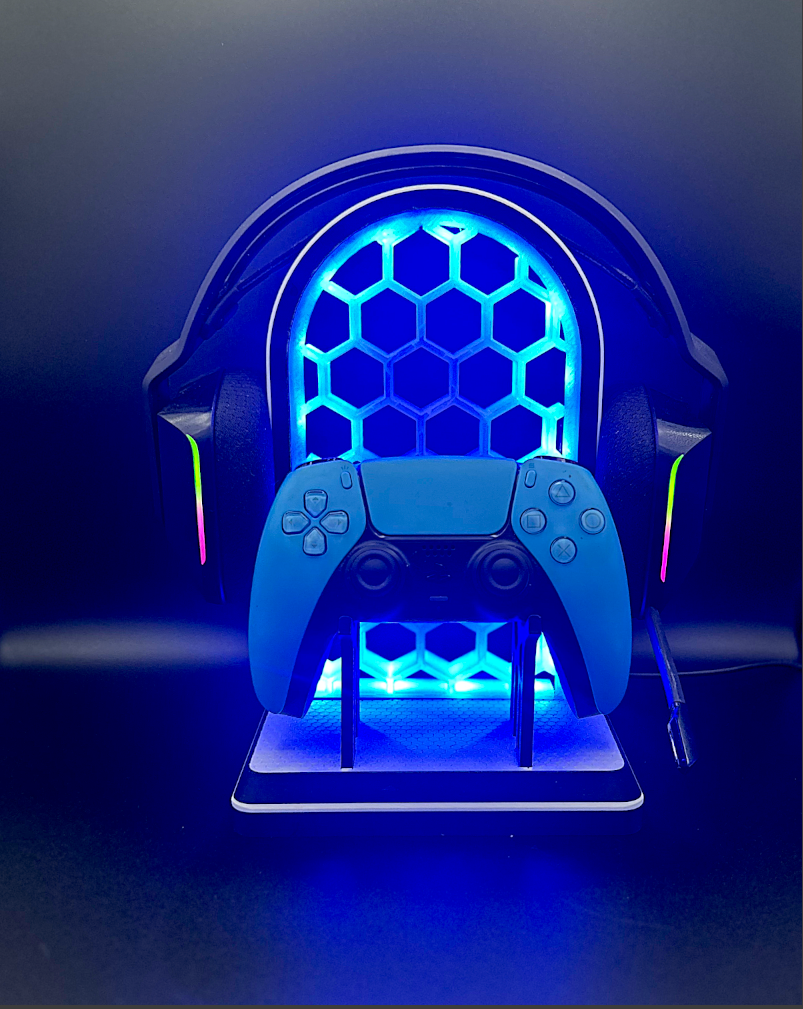 Support manette + casque – Impression 3D, couleurs personnalisables !