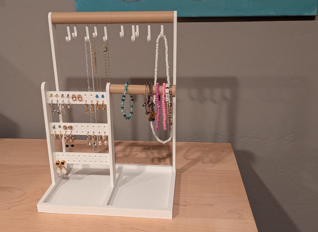 💍 Organisateur de bijoux imprimé en 3D – Personnalisable et unique !