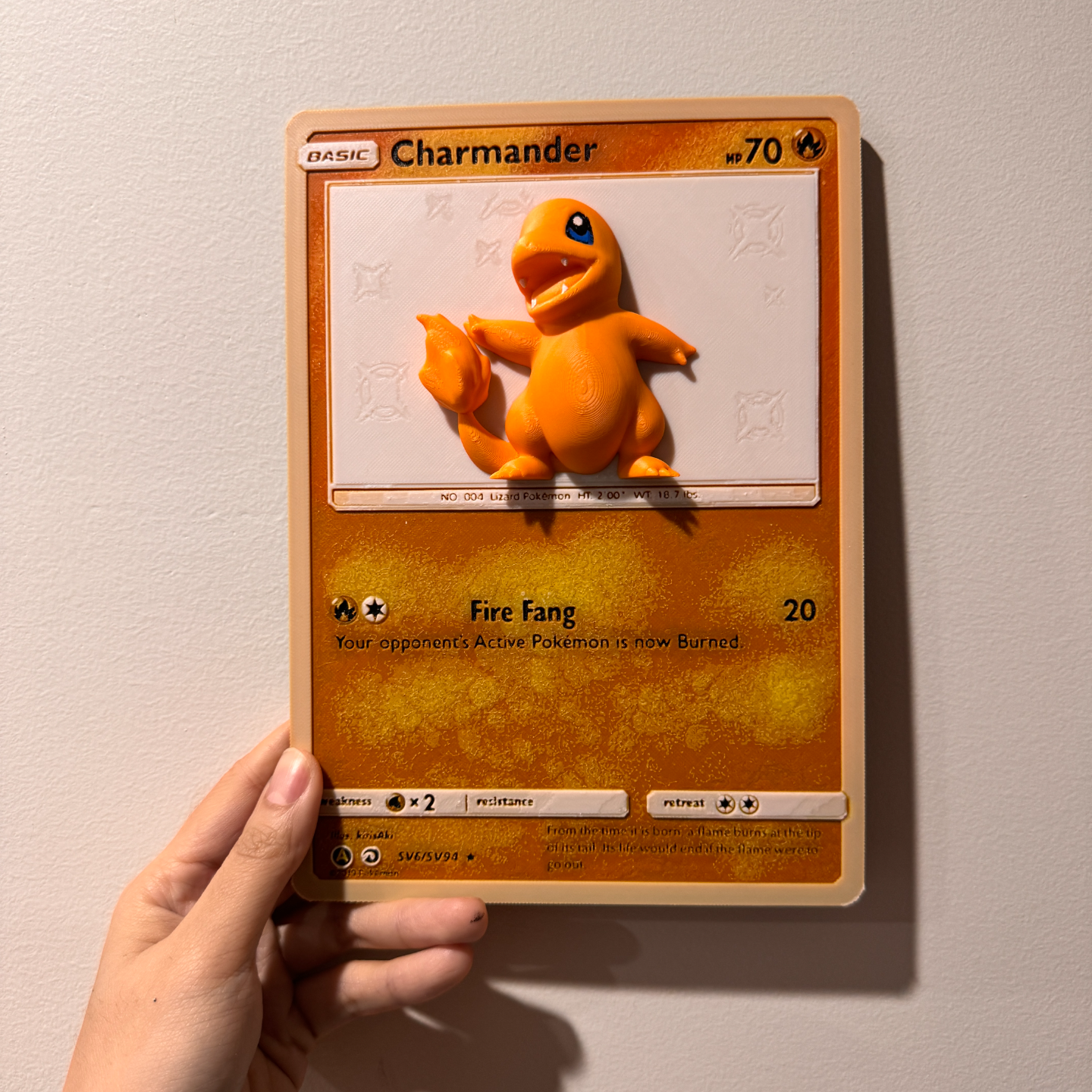 🔥 Carte Pokémon 3D Unique – 24 x 16 cm 🔥